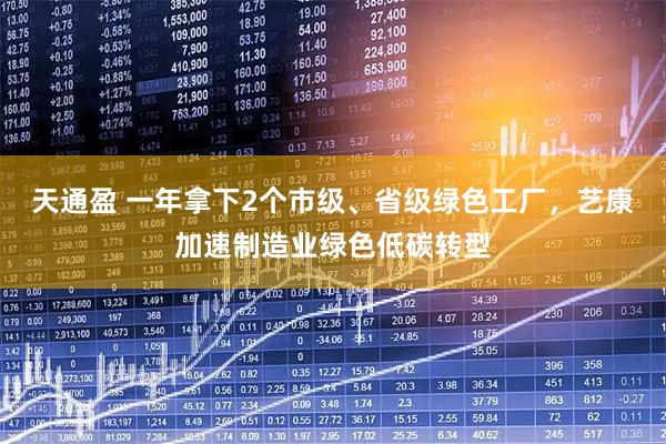 天通盈 一年拿下2个市级、省级绿色工厂，艺康加速制造业绿色低碳转型